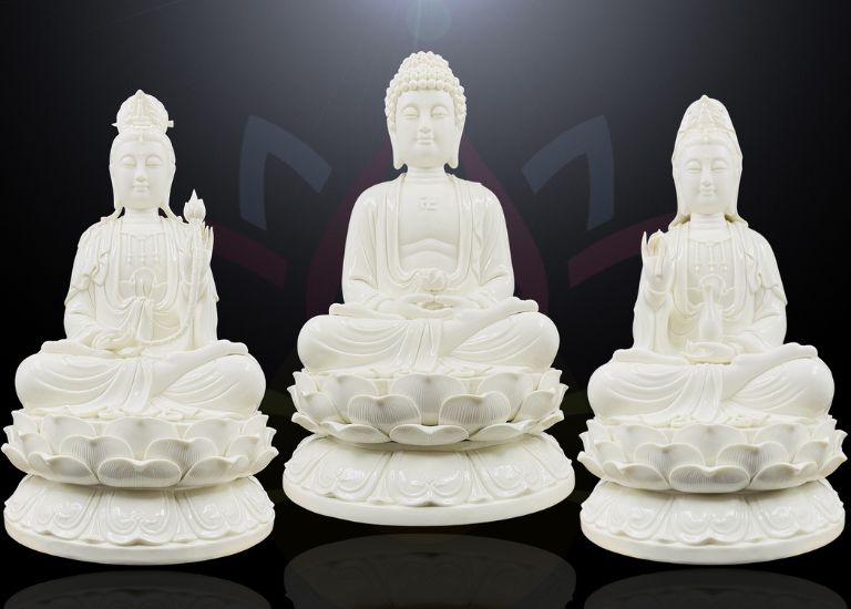 Tuổi Dần chọn được bức tượng Phương Tây Tam Thánh hợp mệnh sẽ nhận được sự sáng suốt của Đức Phật.